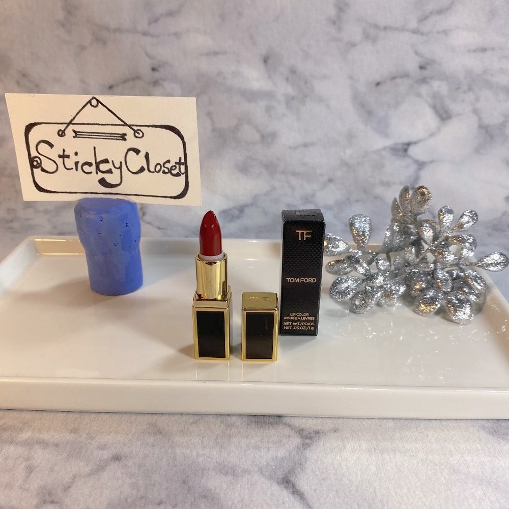TOM FORD Beauty,Lip Color Matte 16 Scarlet Rouge,Velvet-Mini 1g,0.03oz-BOXED-NEW